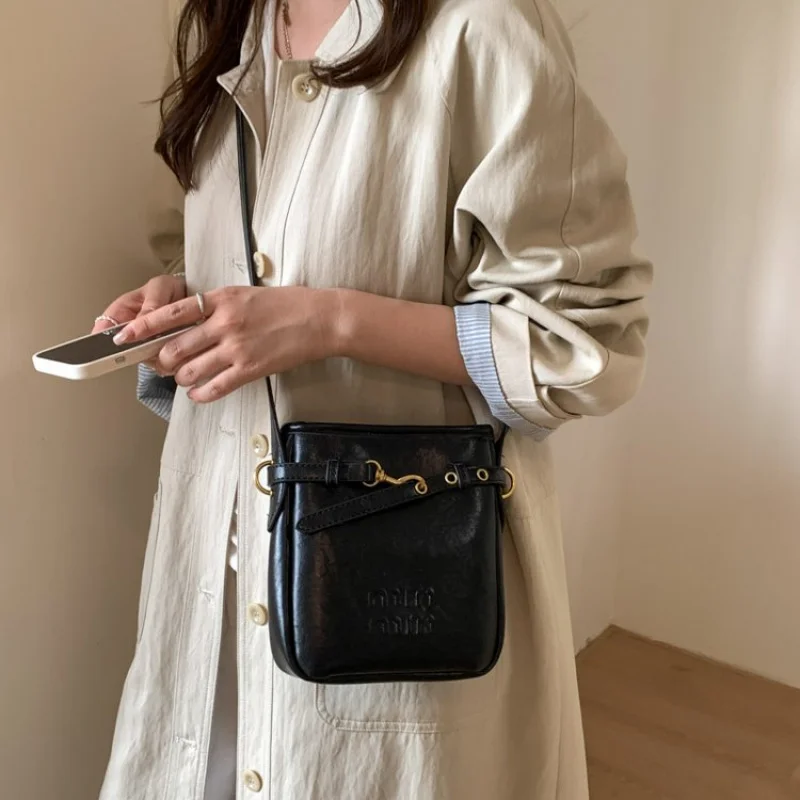 

Роскошная женская сумка-мессенджер из кожи премиум-класса с элегантным повседневным винтажным принтом в парижском стиле