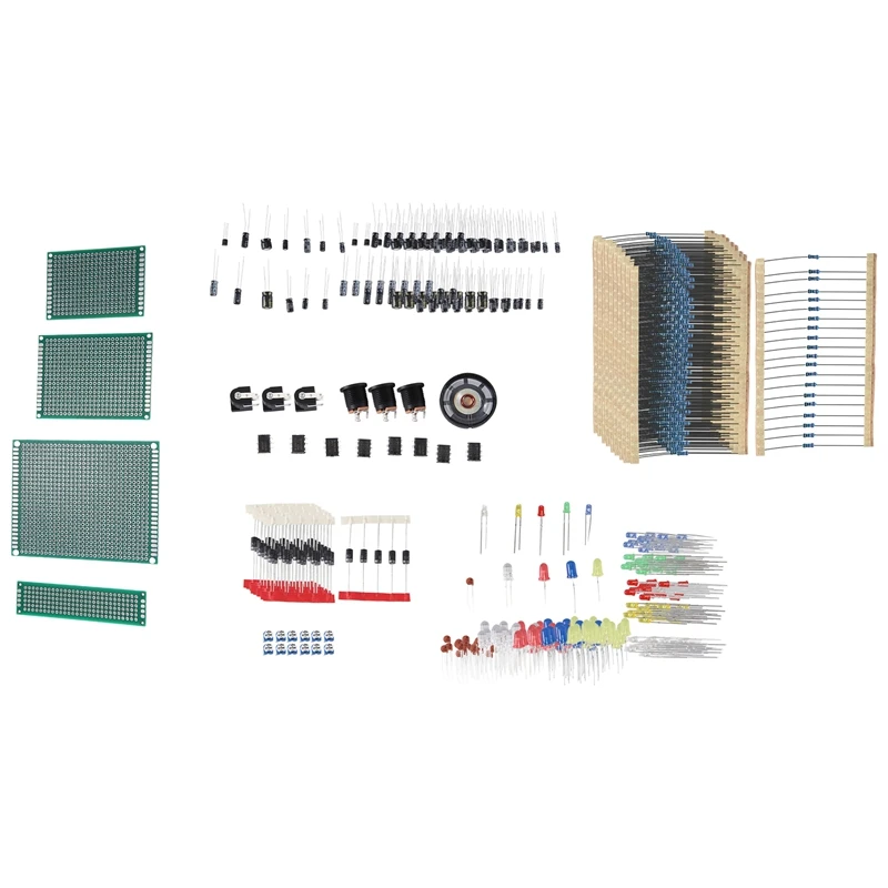 

1900 PCS R3 Electronic Components Kit As Shown Ultimate Edition A Of Common Capacitors Resistors