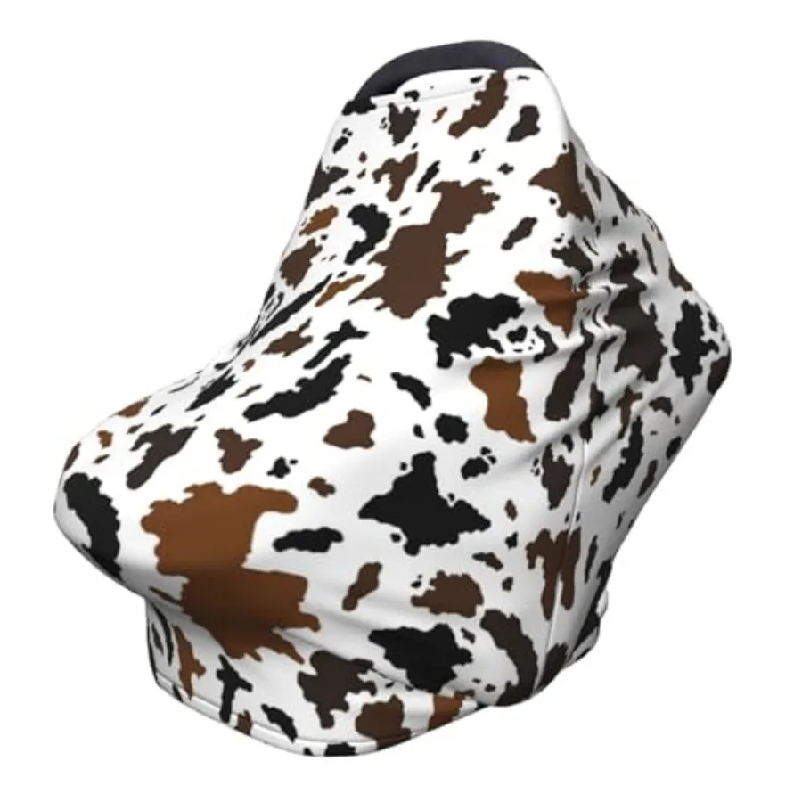 

Brown Baby Stuff Car Seat Covers Multi-Use Car Seat Canopy Carrier Cover, Breathable Breastfeeding Cover Boys and Girls