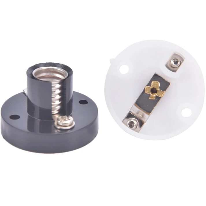 أجزاء اختبار الخرز الكهربائي الفيزياء E10 حامل المسمار قواعد مصباح مسطحة ذاتية الصنع #4