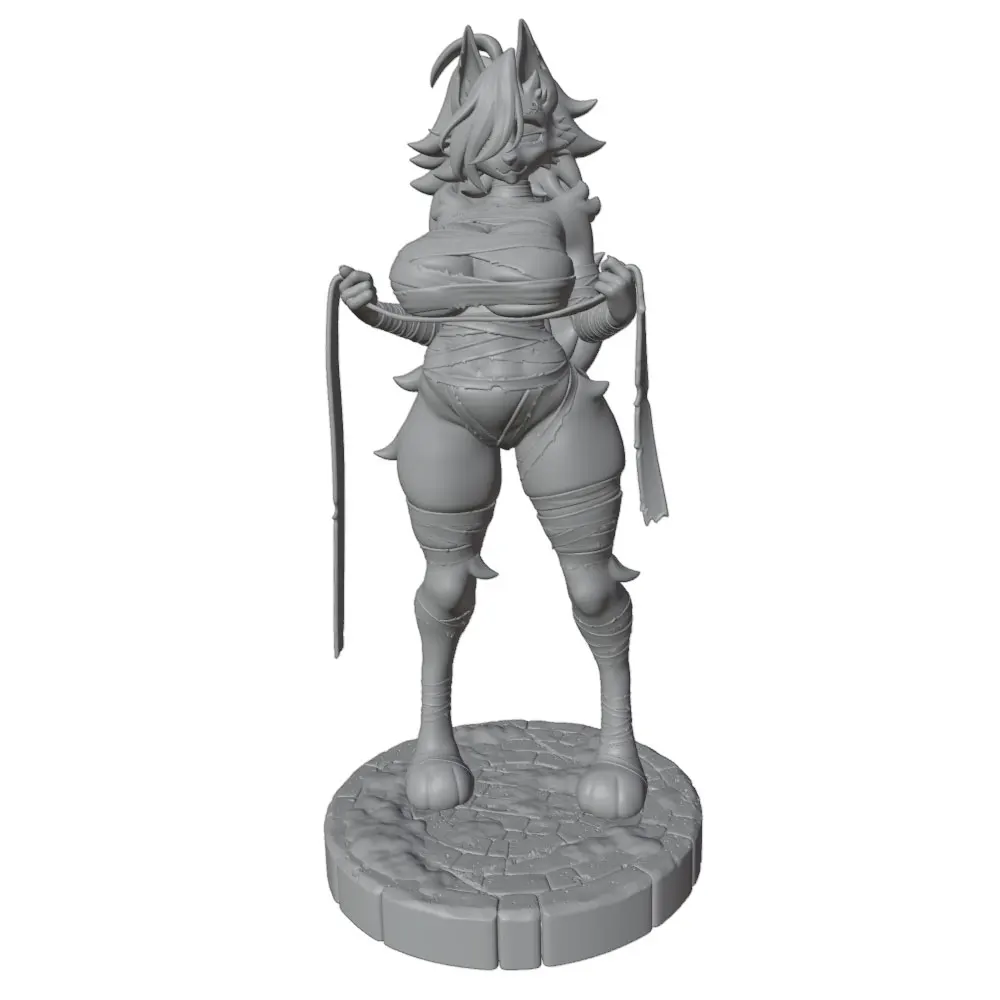1/24 Miniature Resin Statue 75mm Handmade Model Kit, 3D Printed Resin Toy Kit Gk Unpainted Figure DIY Unassembled Statue Anime Doll Model Collection Sexy Girl Suitable for Role-Playing Games and Collecting Miniature Female Character Decoration - Detailed Poses and Sculptures