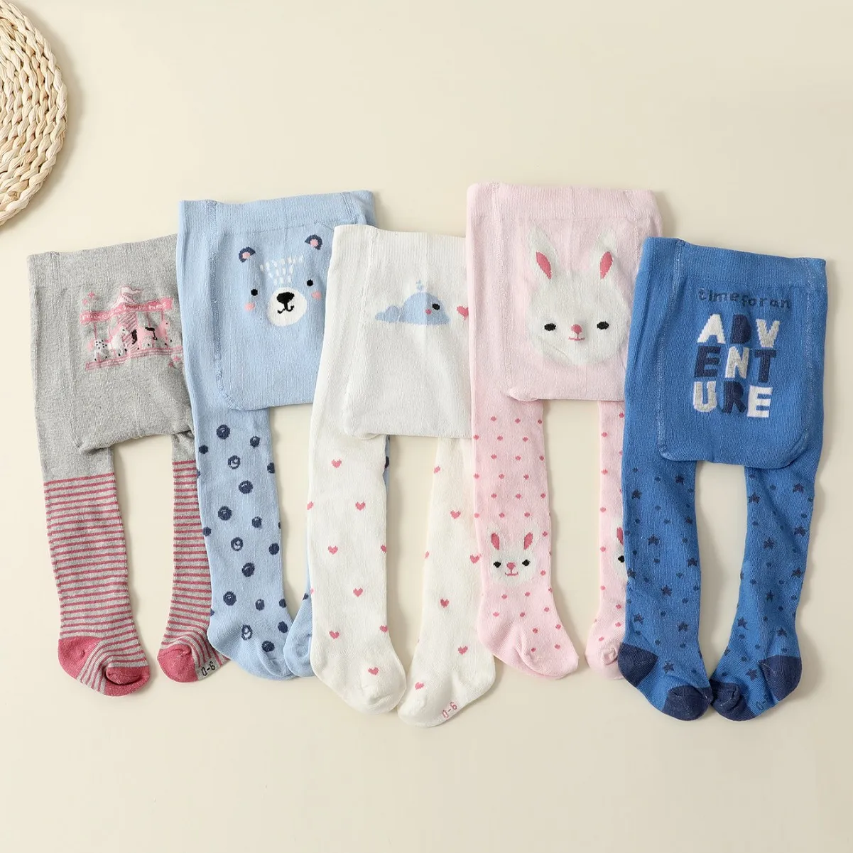 

Autumn and winter new big pp children's pantyhose soft and comfortable girls leggings