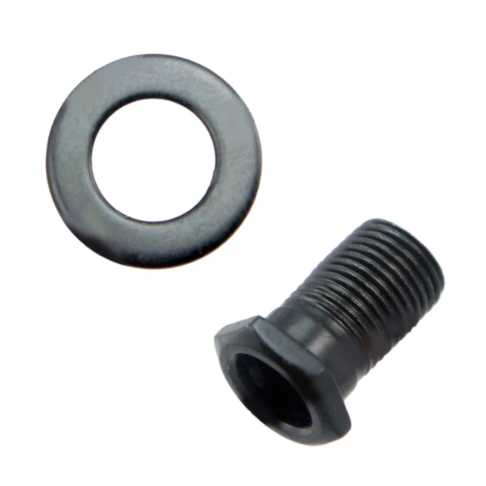 Replacement Hex Threaded Bushing Ferrules and Mounting Screws for Guitar Tuner Machine Heads with Sealed Gears