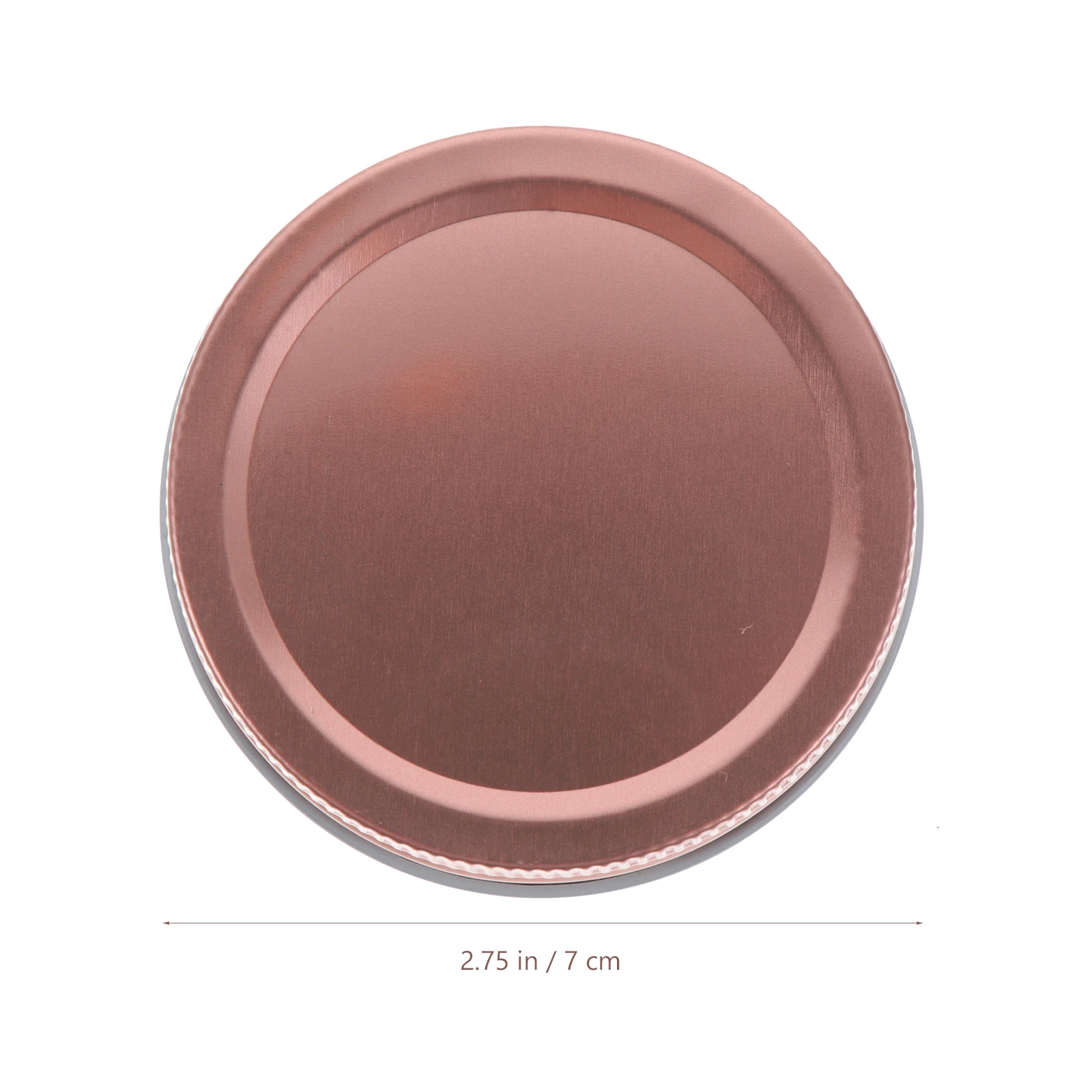 

12pcs Mason Lids 70mm Rose Gold Reusable Leakproof Sealing Covers Tinplate Kitchen Bar Practical Canning Covers Supplies