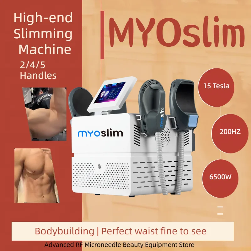 

MYOSLIM High Power 6500W 200HZ Machine Shaping Therapy Electromagnetic Slimming Shaping, Stimulation Muscle Weight Loss