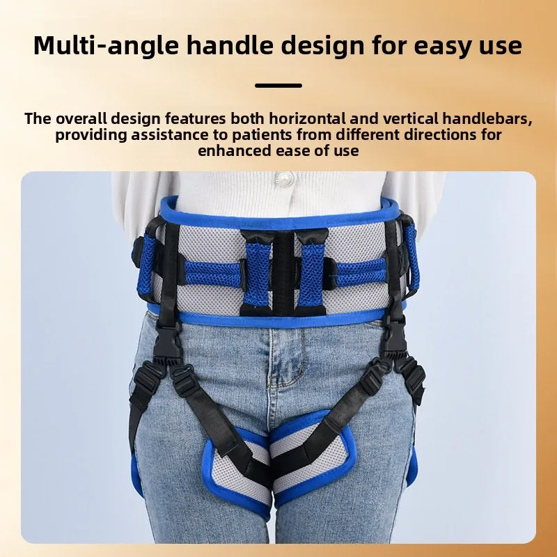 

Daily Home Care Transfer Strap Rehabilitation Lift Belt for Elderly Paralyzed Patient Getting Up Assistance