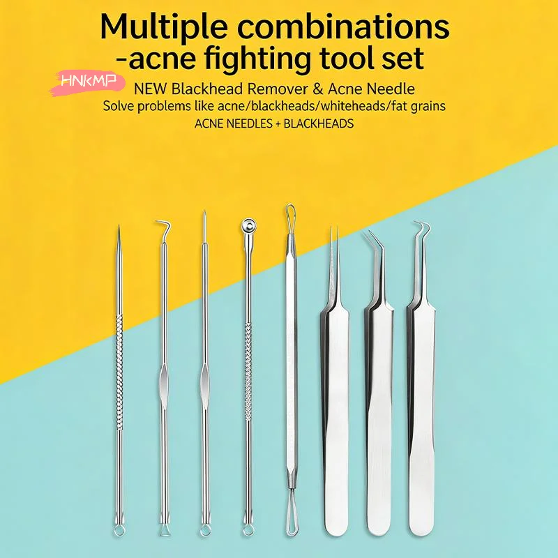 Ultra-Precise pro Pimple Tweezers Set for Acne And Blackhead Removal Effective Face Care Skin Purification Tool