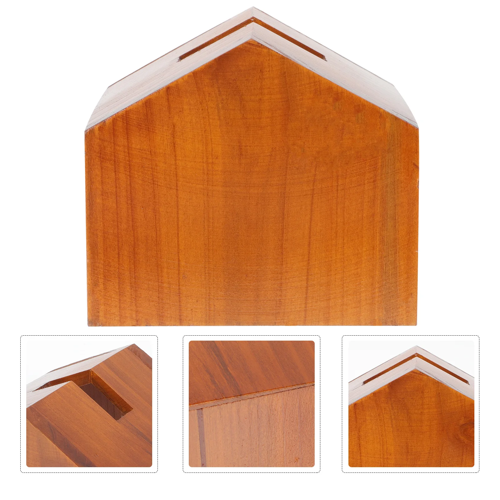 

Rustic Wood Tissue Box Cover Pumping Paper Holder Desktop Organizer Farmhouse Napkin Storage Holder Home Office Car Decor