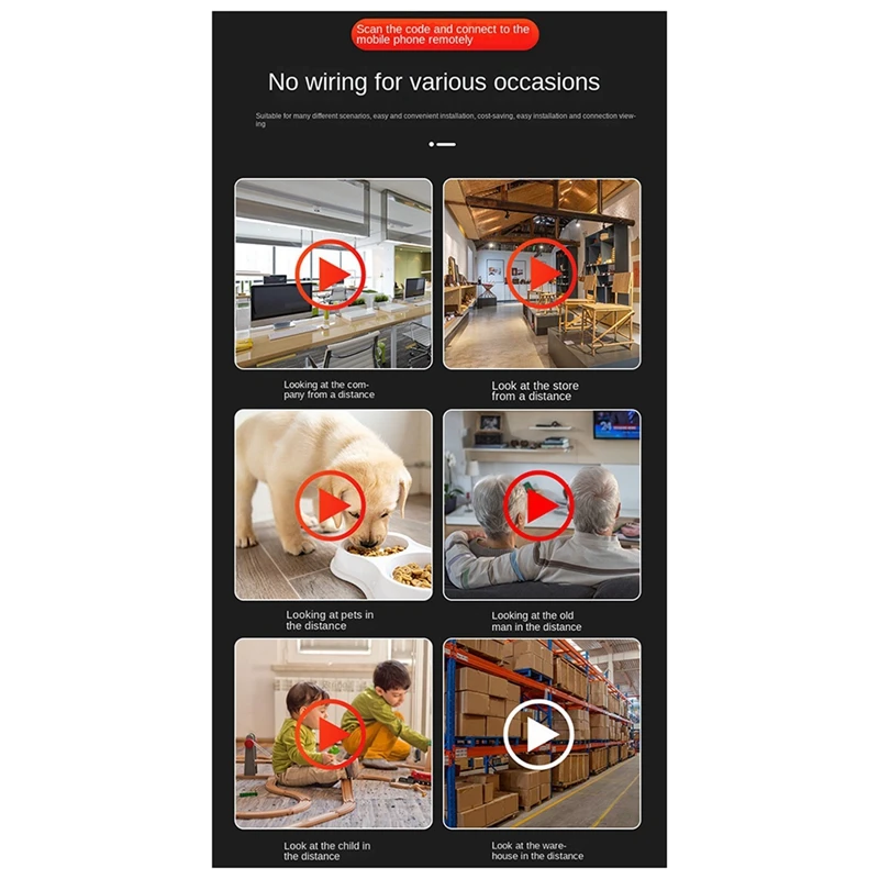 A39Q-5G Wifi 360° Surveillance Cameras Tracking Full Color Night Vision Security Protection Motion Outdoor Camera