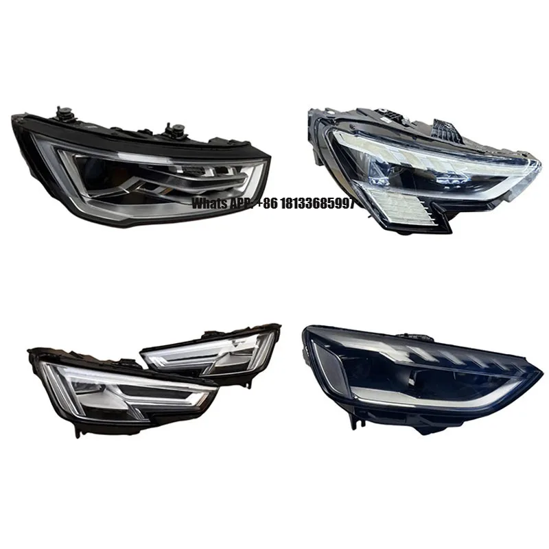 For Audi A1 A3 A4 Car LED Headlight Assembly Front Bumper HID Head Lamp with Waterproof Feature