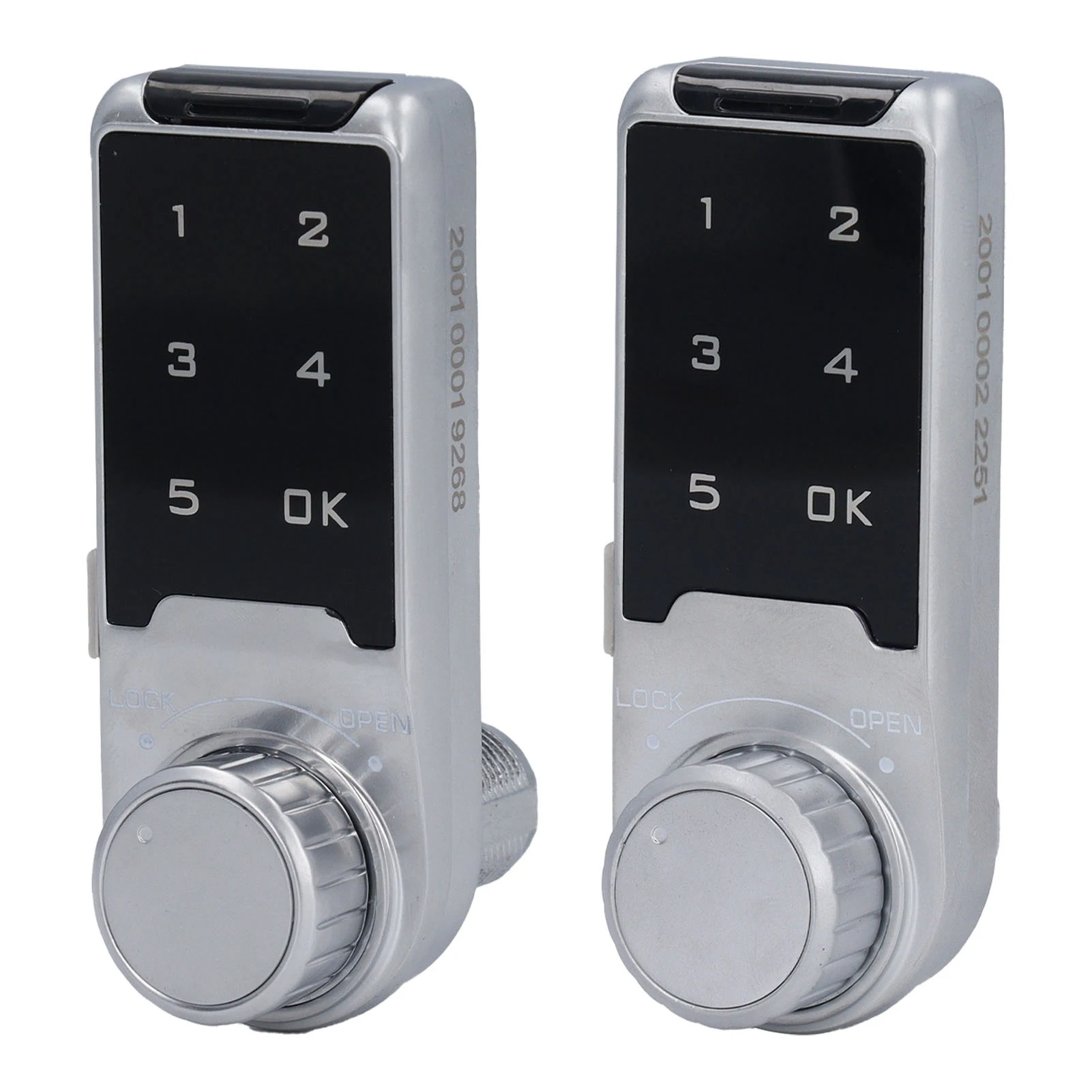 1-15 Digit Combination Keyless Electronic Cabinet Lock for File Drawer Locker Cabinet Security Lock Touch Keypad Lock