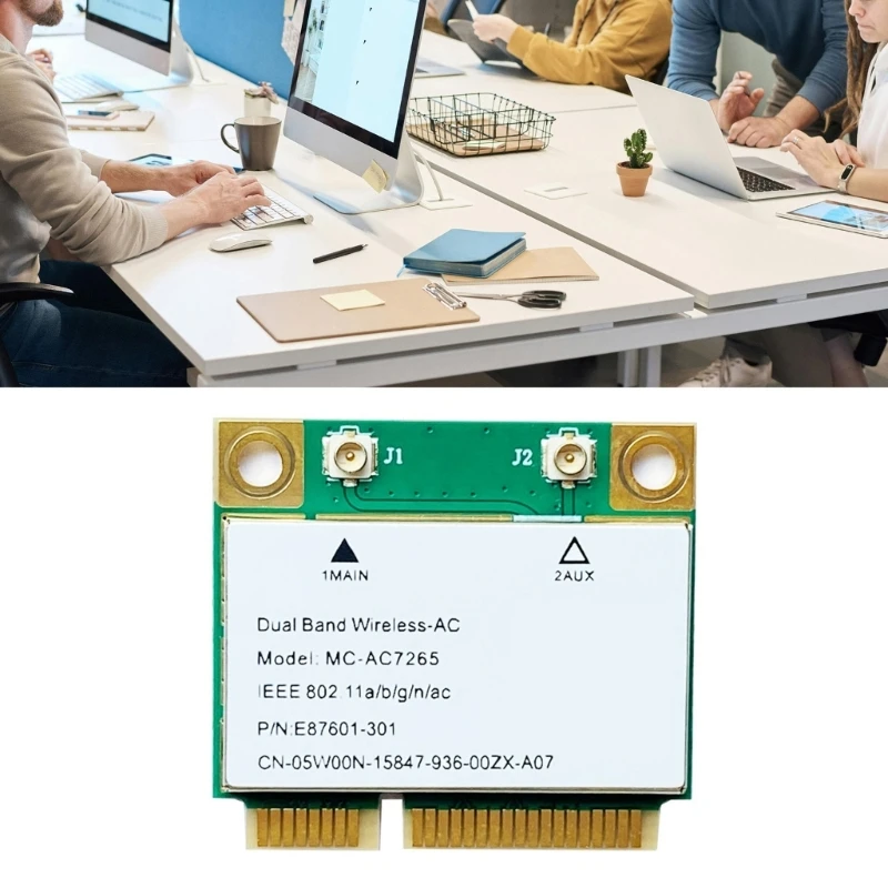 Doppelband-Wireless-Netzwerkkarte 2 PCIE-Adapter für Desktop-Computer