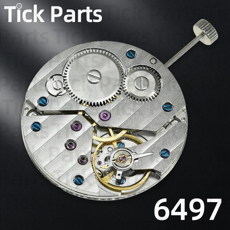 China Original Watch Men Seagull ST3600 Mechanical Movement ST36 New ETA 6497 Hand Wind 17 Jewels Watch Case Fit Repair Part