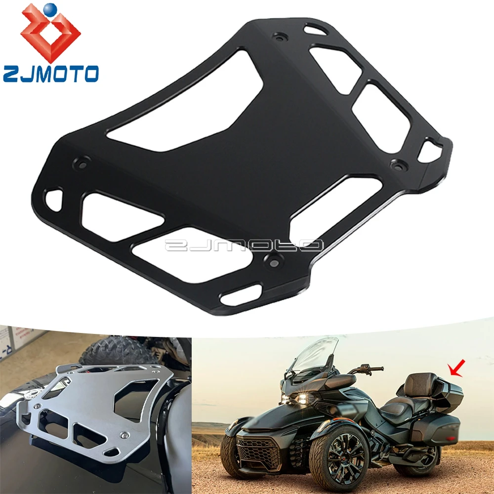 

For Can-am Spyder F3-T F3 Limited 2017-2025 Spyder RT 2020+ Rear Top Trunk Luggage Rack Support Box Shelf Cargo Holder Aluminum