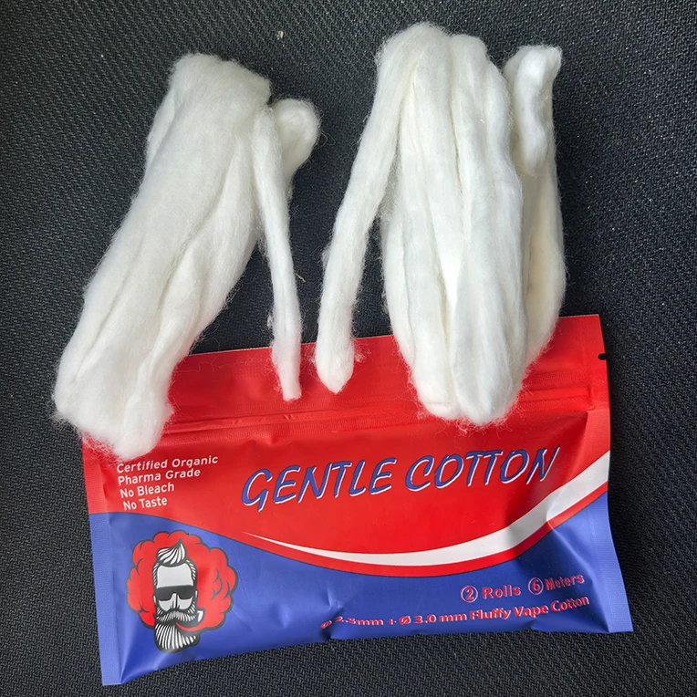 DIY handmade for 10 pack Coil wick Cotton 2.5mm 3.0mm each 6meter GENTLE Cotton  vape Atomizer Rda Rta