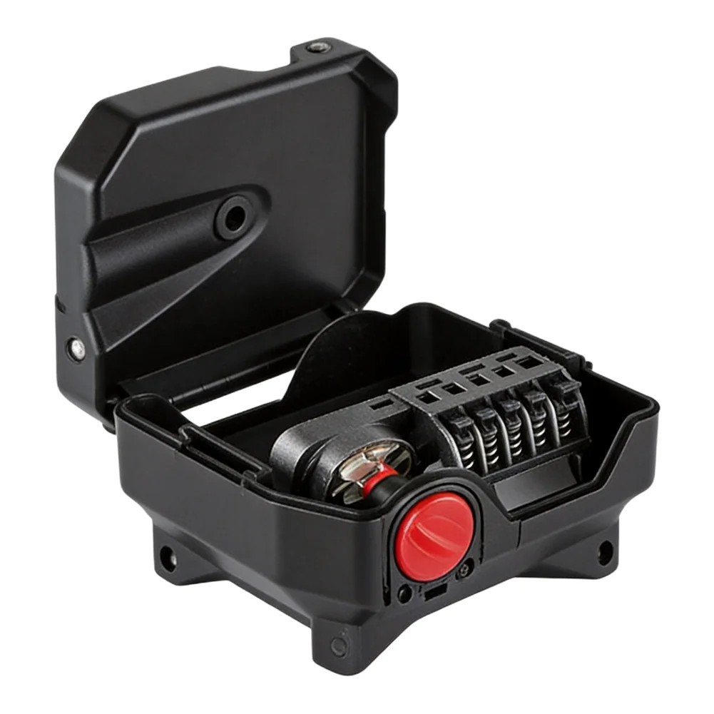 Booster Pump Junction Box With 3-Speed Controller For Shielded Hot Water Circulation, Compact Plastic Electrical Enclosure