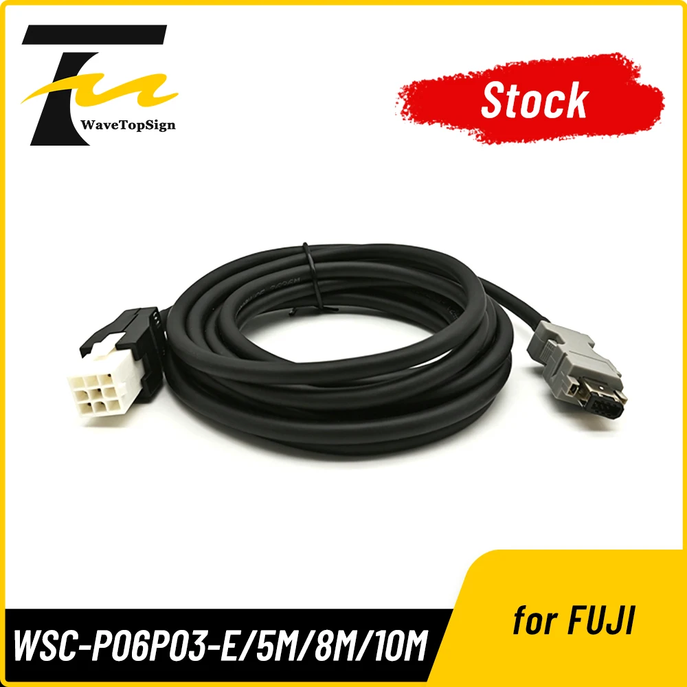 WaveTopSign Servo Motor Encoder Cable WSC-P06P03-E WSC-P06P05-E WSC-P06P08-E WSC-P06P10-E for FUJI