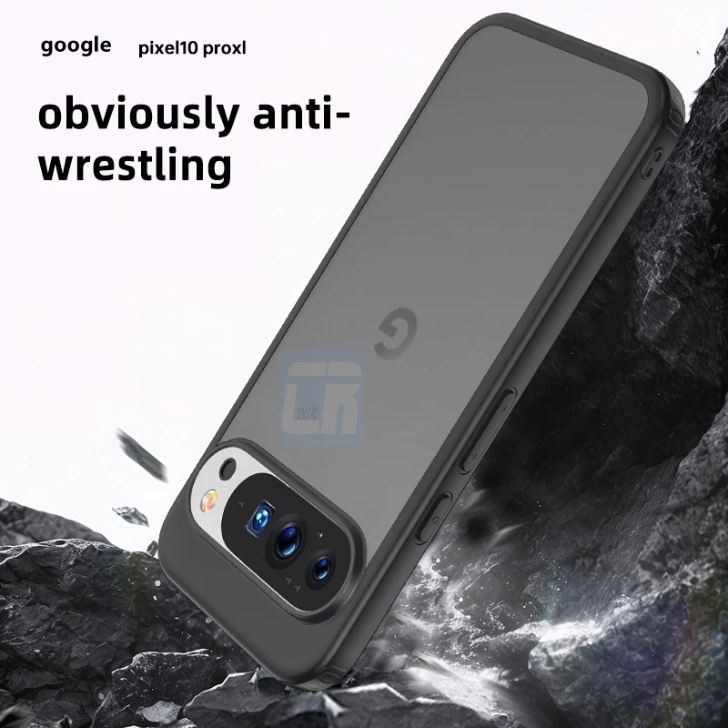 حافظة هاتف مغناطيسية شفافة غير لامعة لهاتف جوجل بيكسل 10 برو XL 10Pro 10 لهاتف Magsafe غطاء مقاوم للصدمات