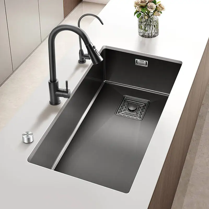 Single Bowl Kitchen Sink Kitchen Sink Stainless Kitchen Cabinets Sink Narrow Bezel Style Factory Direct Sales