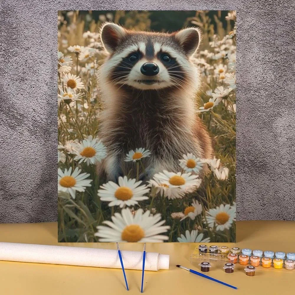 Animal Raccoon Numb…