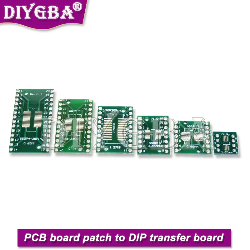 10PCS PCB Board SMD Turn To DIP Adapter Converter Plate SOP 8/16/14/20/24/28P SOT89 SOT23 SOT223 TO DIP SOP/MSOP/TSSOP IGMOPNRQ