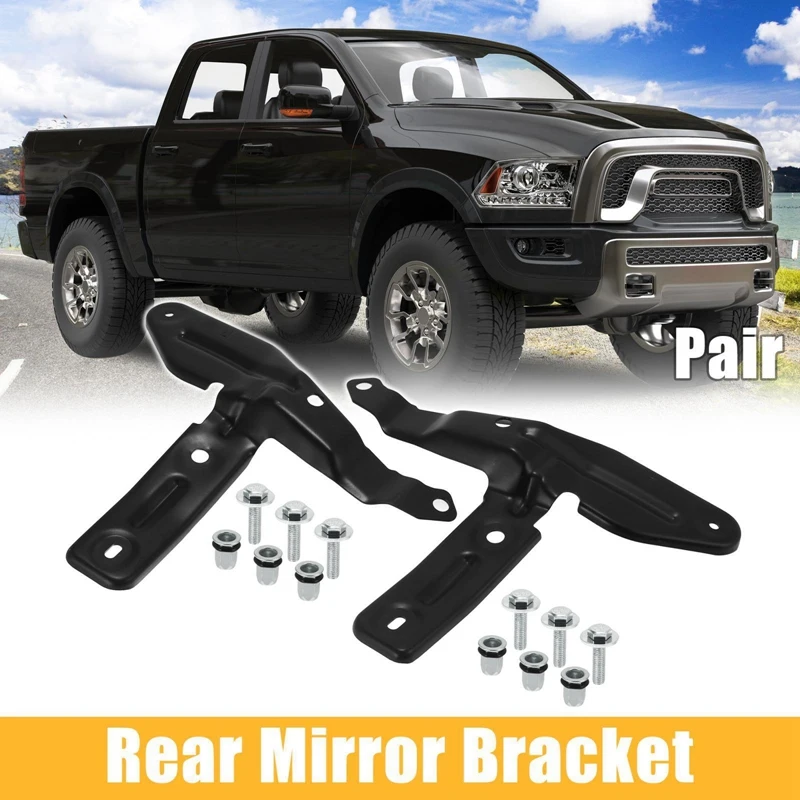 Car Parts Car Kit Trailer Tow Mirror Bracket 68078242AA 68078243AA For Dodge Ram 1500-5500 2010-2019