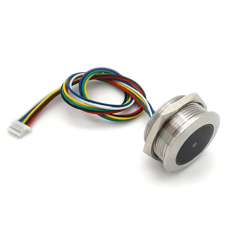 Gm861 Metalen Led Controle Ring Indicator Licht Uart Interface 1d/2d Streepjescode Qr Code Barcode Lezer Module