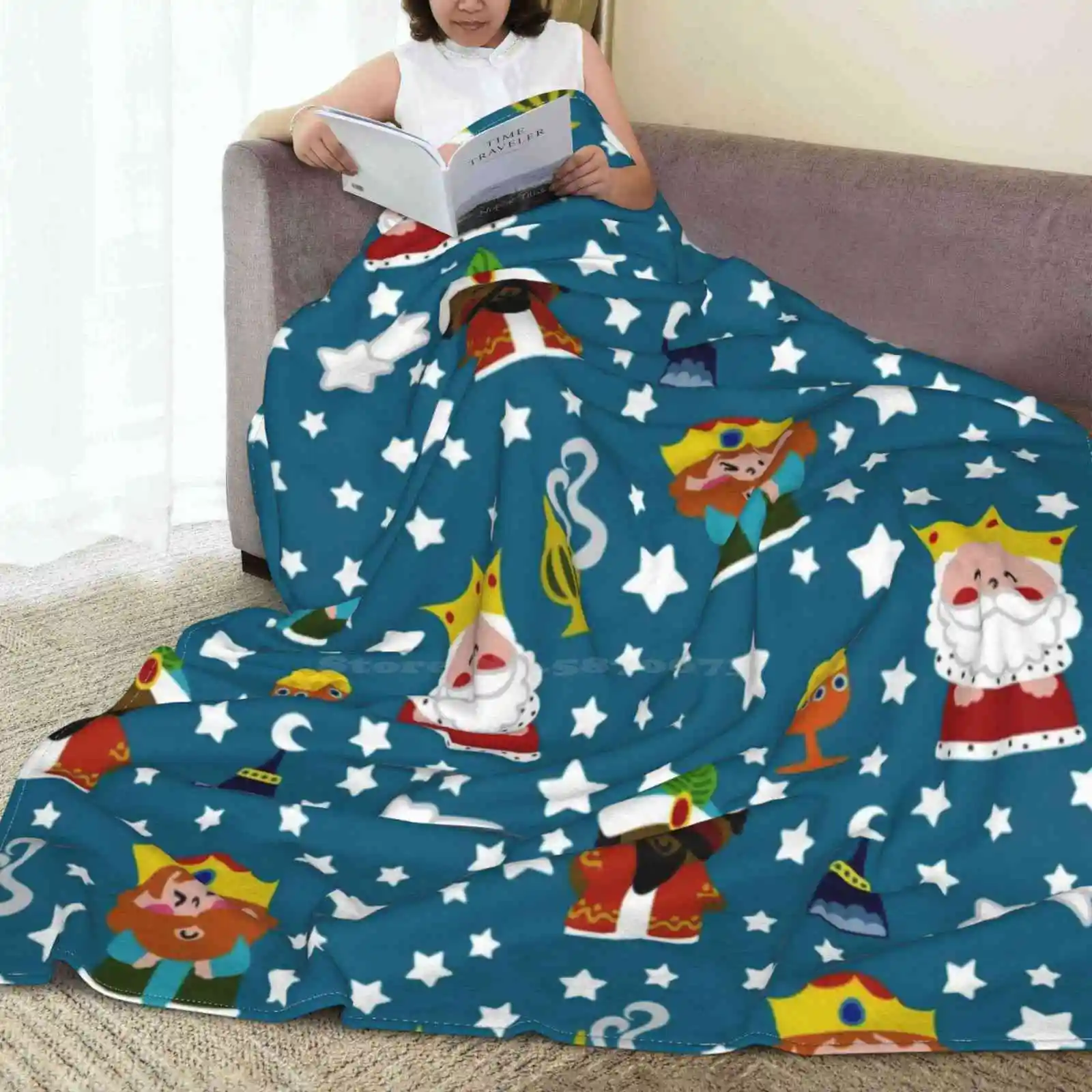 Three Wise Men Best seller Room coperta di flanella per uso domestico festa dell\'epifania natale agrifoglio sacro cristiano gesù bambini