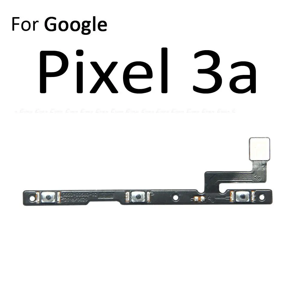 Volume Button ON OFF Key Mute Switch Power Silent Flex Cable For Google Pixel 2 3 3a 4 XL 5 4a 5a 5G 4G Repair Parts