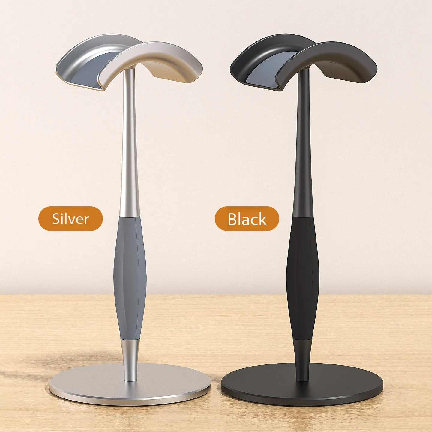 

Aluminum Alloy Headphone Stand, Head Mounted Universal Stand Desktop Headphone Stand Automatic Sleep Mode for AirPods Max