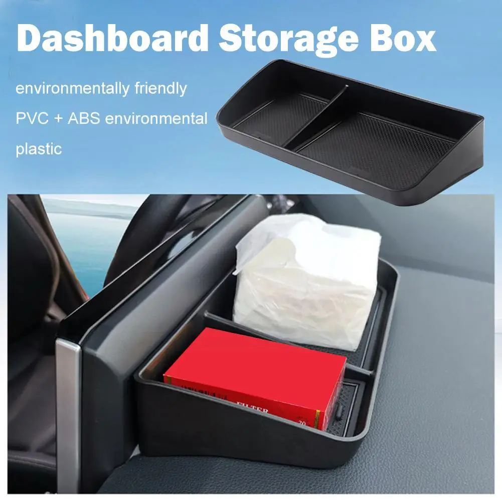 For Toyota Corolla Cross Dashboard Storage Box Car Tray Dashboard Storage Behind Console Box Screen Plastic Organizer Cente Q3Z6