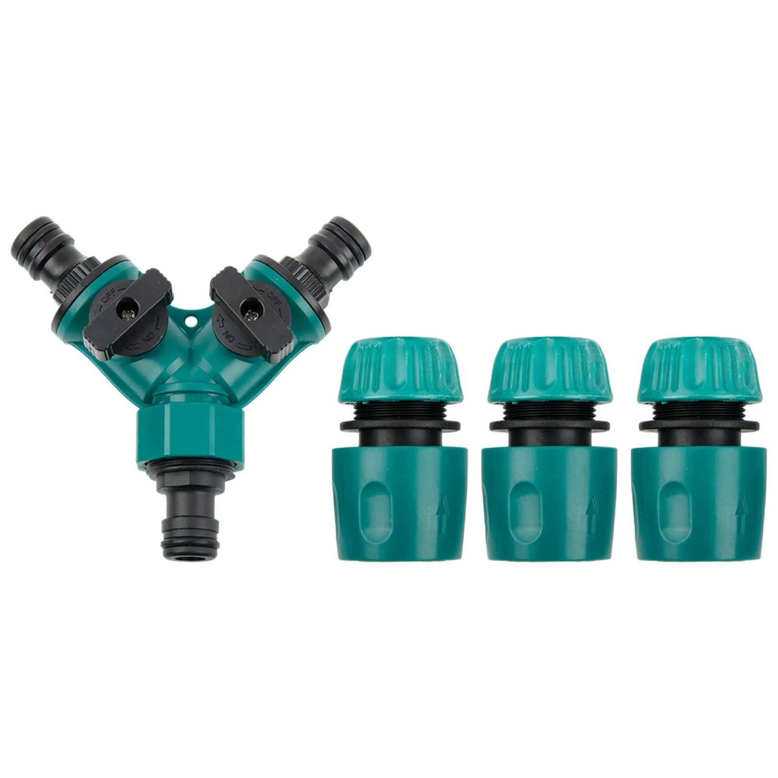 

Hose Connectors Hose Splitter Y-shaped Valve 3 Way Female Fittings Garden ON/OFF Water Pipe Watering Equipment