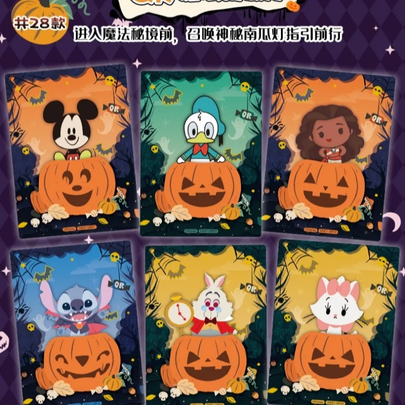 Card.fun Genuine Disney Anime Peripheral Magical Secret  Collection Card Mickey Mouse Toys Children’s Halloween Gift