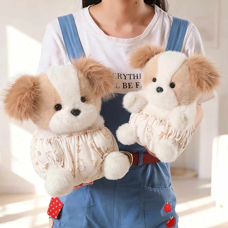 

15-35cm Cartoon Fluffly Poodle Dog Plush Toys Kawaii Stuffed Animal Diaper Puppy Baby Sleeping Pillow for GIrls Gift Home Decor