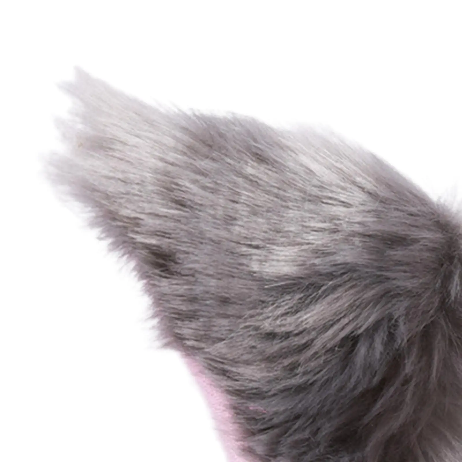 Pluszowe naklejki na uszy, ozdobne akcesorium do kasku motocyklowego, do stylizacji na narty, motocross, rower.