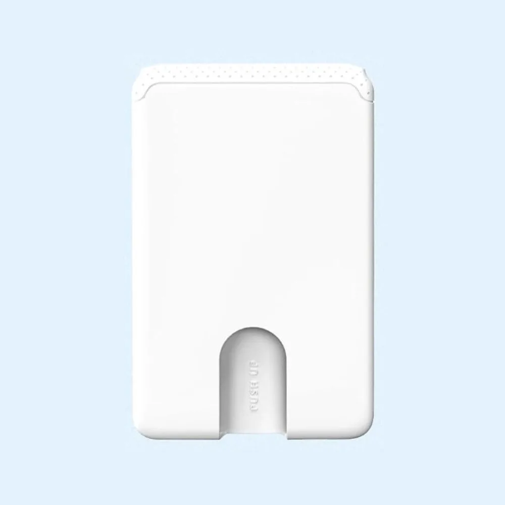 Self-Adhesive Phone Holder Sticker Soft Compact Credit Card Holder Card Clip Silicone Phone Wallet Compatible All Smartphones