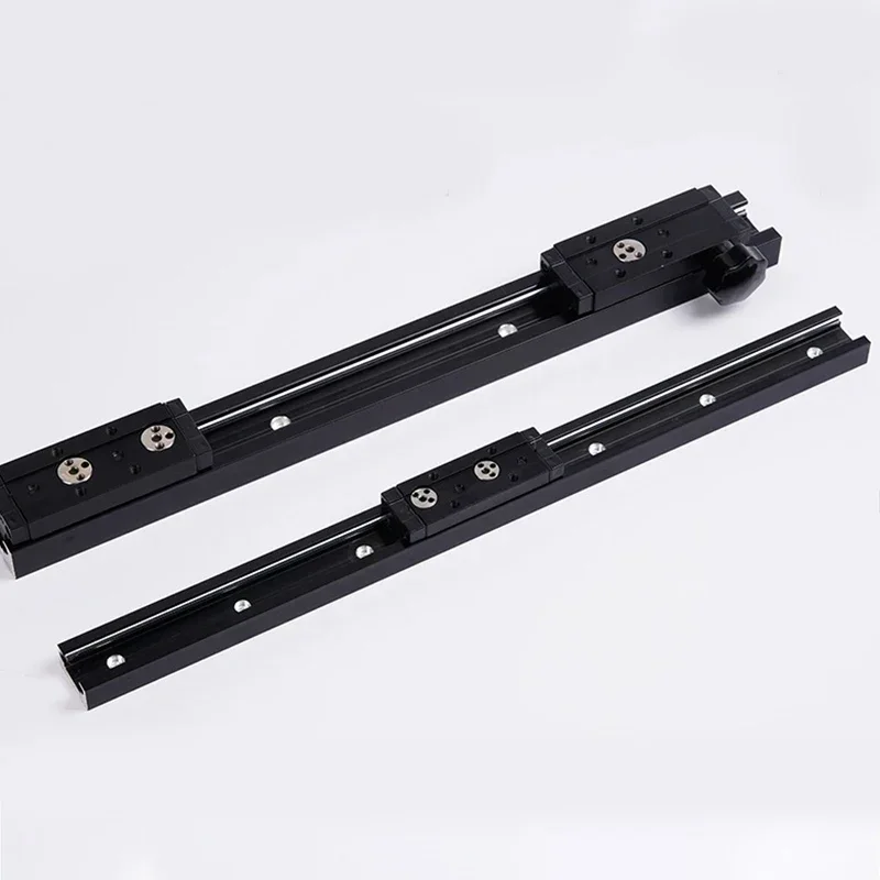 Blackening Built-in dual-axis linear guide 28mm SGR10 Roller slide 1 set: 1 SGB10 block and 1 SGR10 Woodworking guide cnc