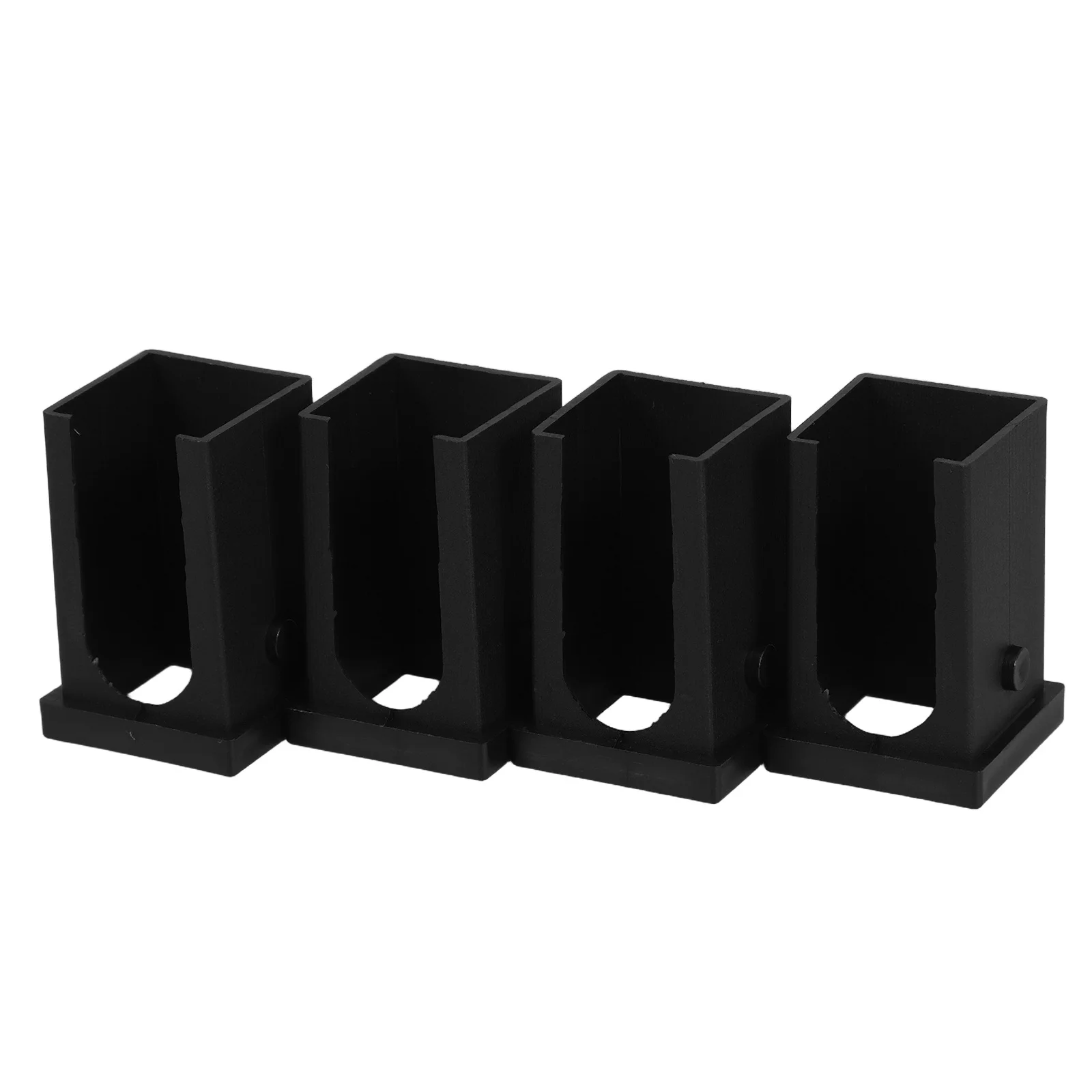 

4Pcs Black Plastic Plugs for Tubing Fitness Gear Spare Parts Smooth Operation Secure Fit Versatile Compatibility