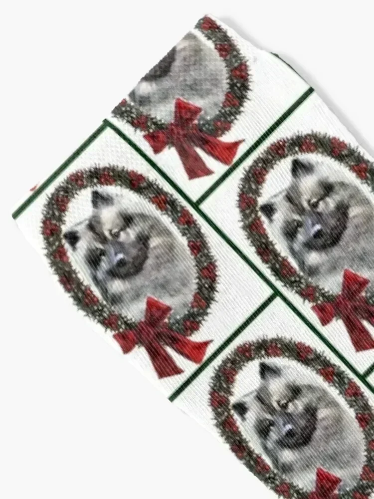 Keeshond Christmas Gifts Socks Toe sports Novelties warm winter FASHION Woman Socks Men's