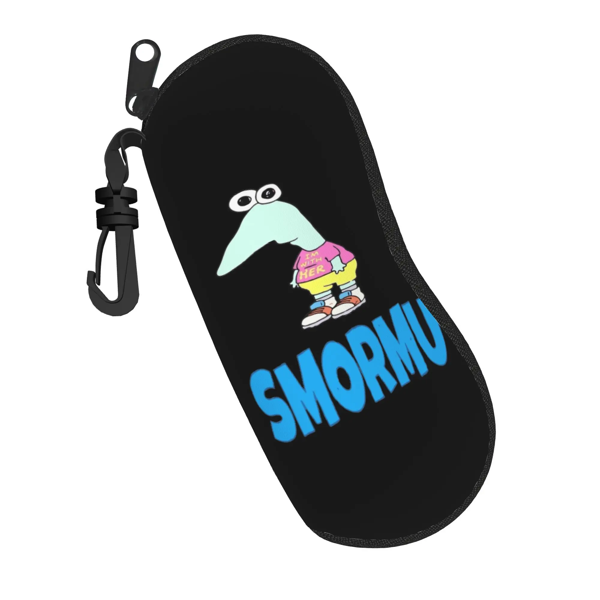 Smiling Friends Cartoon Glasses Case Men Women Student Box  Eyewear Protector Print Eye Contacts Case