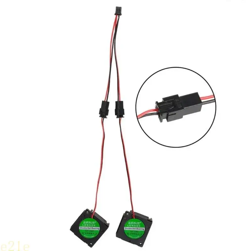

E21E 2Pcs JST XH 2.54mm 2 Pin Connectors with 10cm Cable for LED Strips and Model Aircraft