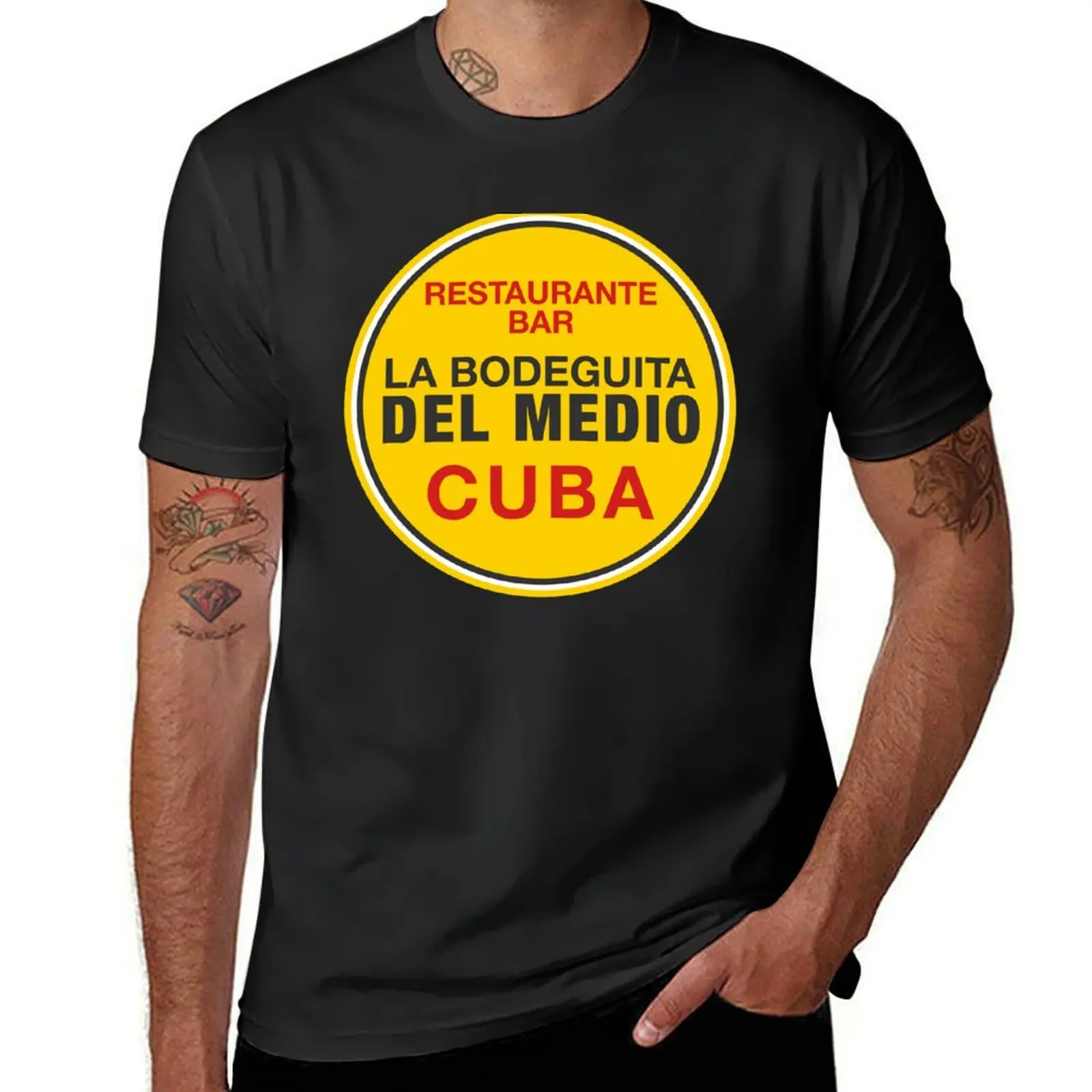 La Bodeguita Del Medio Habana Cuba T-Shirt oversizeds sweat hippie clothes funnys t shirts men