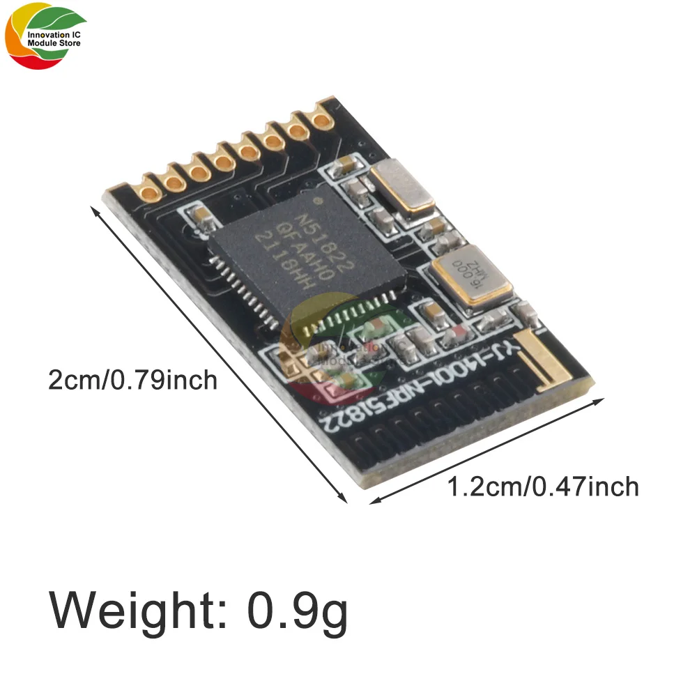 Ziqqucu nRF51822 Core51822 BLE Bluetooth 4.0 2.4G Wireless Antenna Module Board For ULP SPI I2C UART Interface