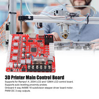 3D Printer Main Board 3D Printer Motherboard Main Board Module A4988 Motor USB Interface 12V‑24V for Anet