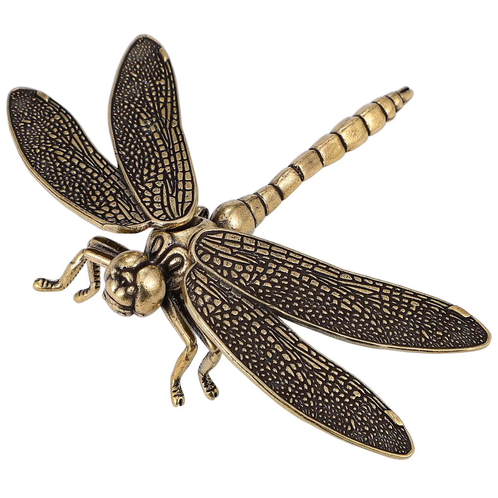 

Dragonfly Ornaments Home Decoration Pure Copper Toys Charm Animal Figurines Dragonflies