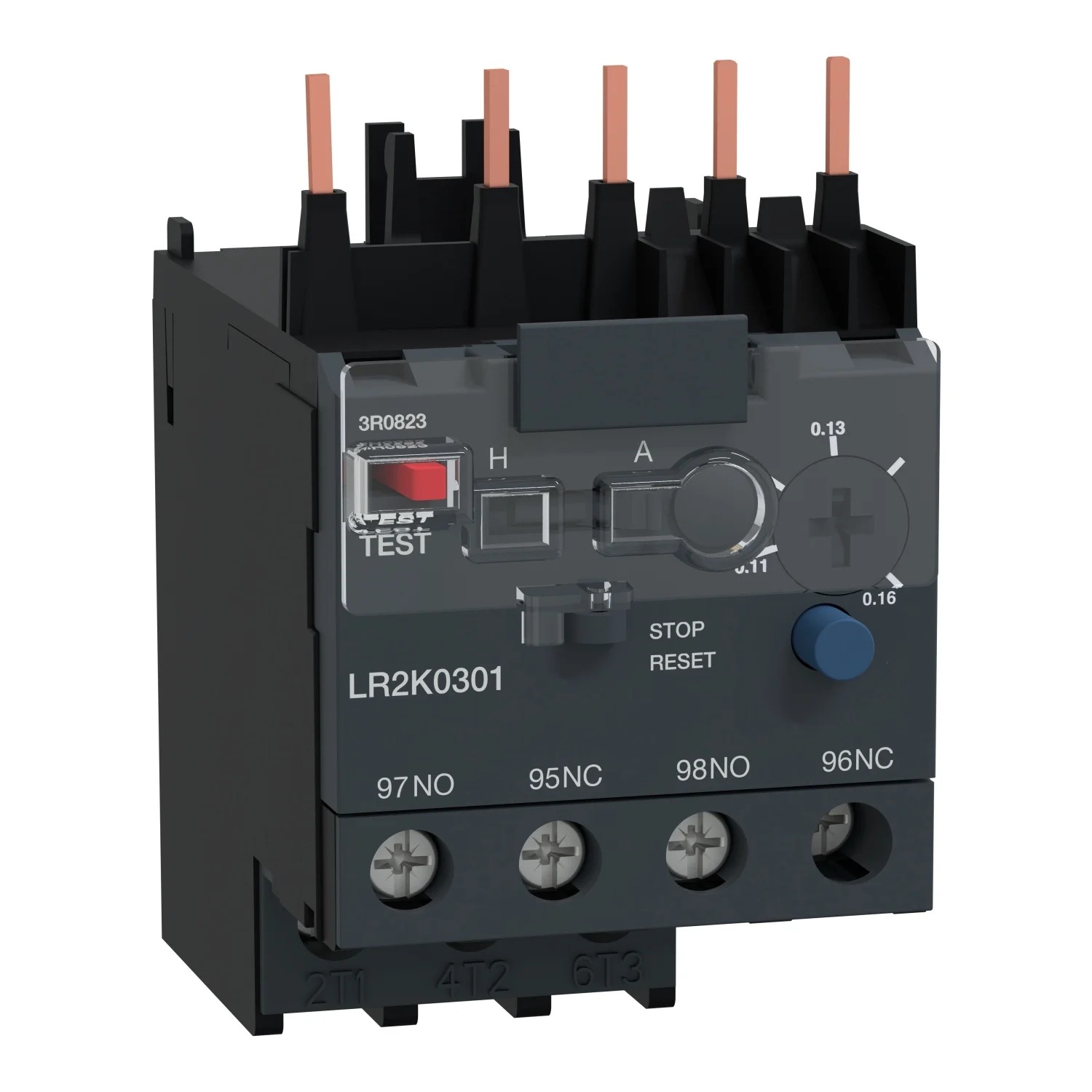 

LR2K0301 LR2-K0301 TeSys K - differential thermal overload relays - 0.11...0.16 A - class 10A