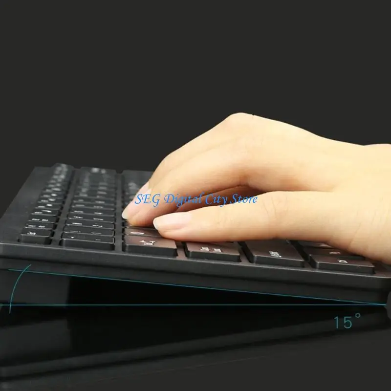 

U75B Portable USB Wireds Mini Keyboards 78 Layout Keyboards for Business and Home