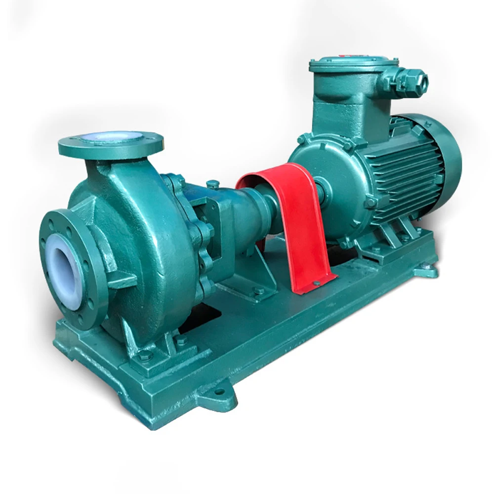 IHF Type Wastewater Pumps Acid and Alkali Corrosion Resistance Fluoroplastic Centrifugal Pump