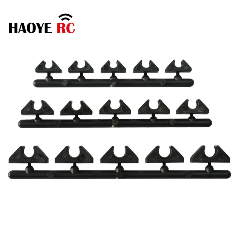 Haoye 10 Pcs Air Line Clip/Fuel Line Cable Clip/Practical Multi-Purpose Clamp For Rc Accessories