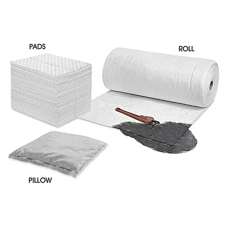 لفات وحصائر ماصة للزيت في المستودعات الجديدة وسادات حماية الأرضية لمنع الانسكاب الكيميائي